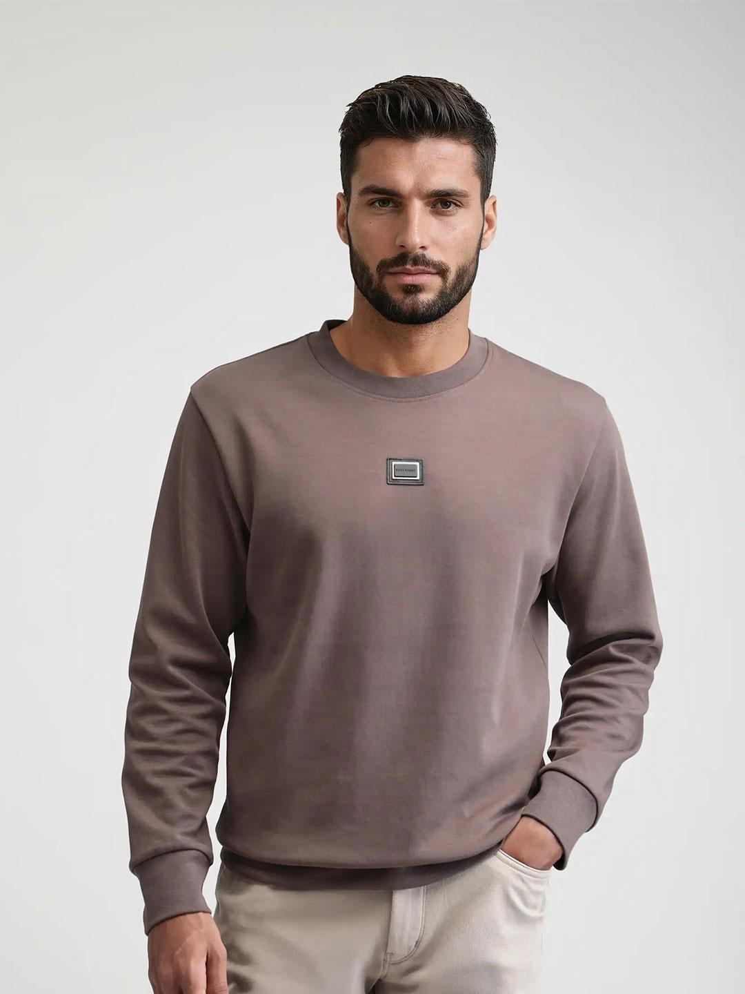 Rare Rabbit Pullover Buy RARE RABBIT BADGET Men Round Neck Cotton Pullover Sweatshirt ...