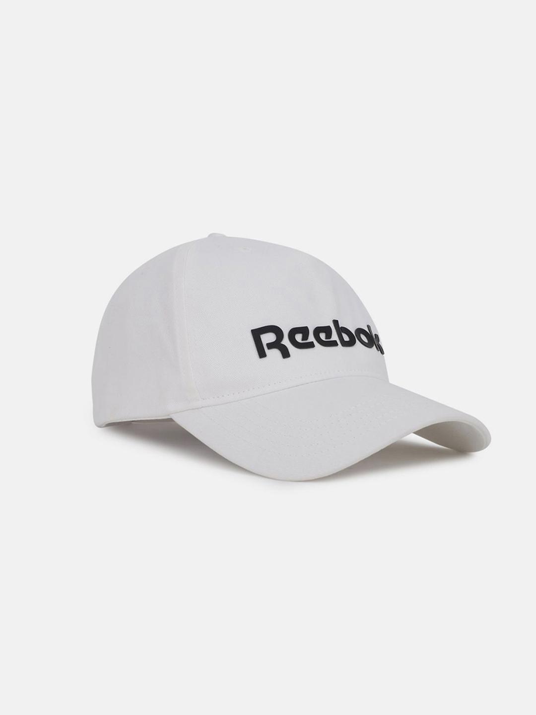 White Reebok Cap Buy Reebok Men Solid Logo Detail Pure Cotton Baseball Cap - Caps for ...