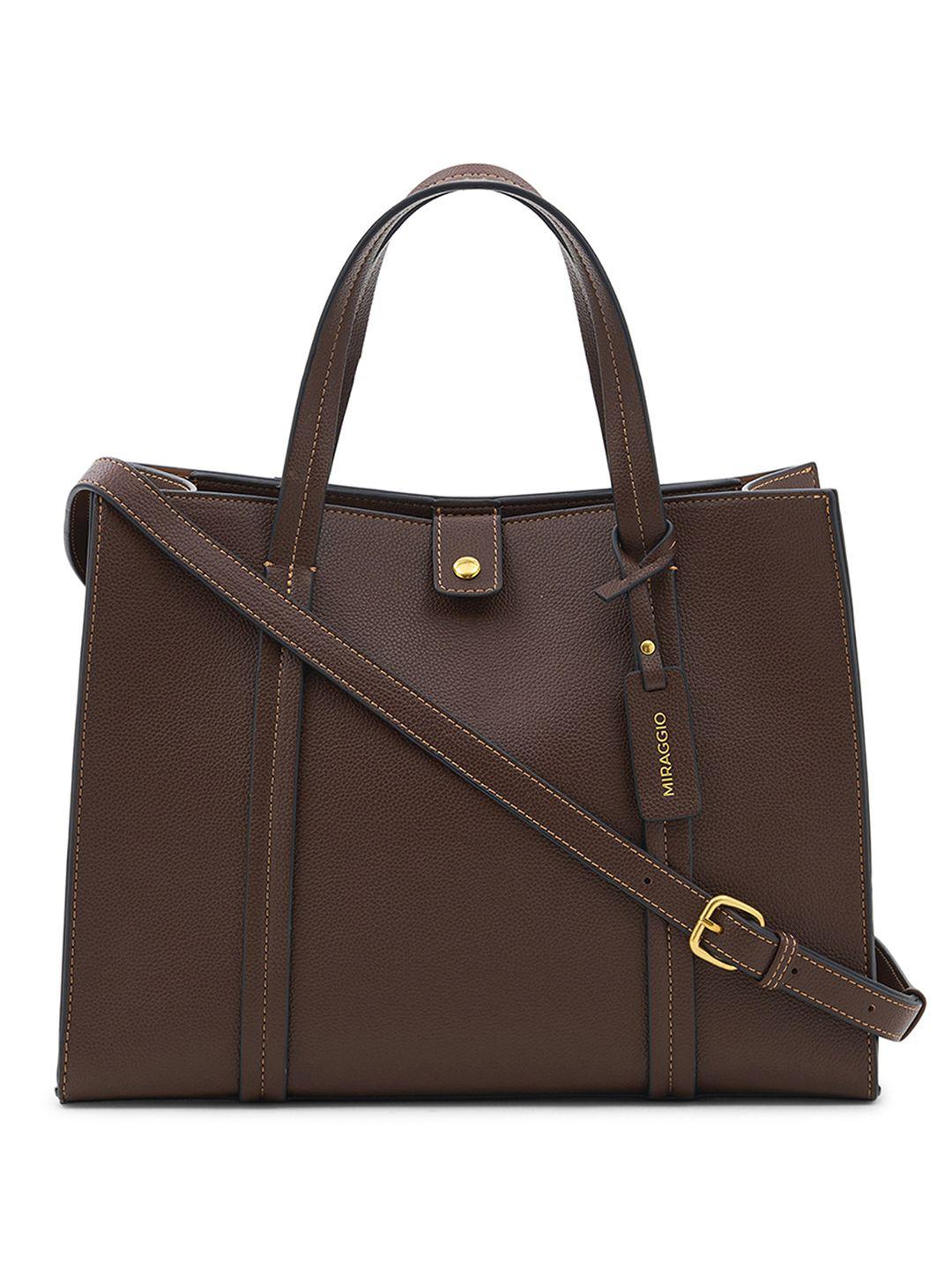 Buy MIRAGGIO Grace Laptop Compartment Structured Tote Bag - - Accessories for Women
