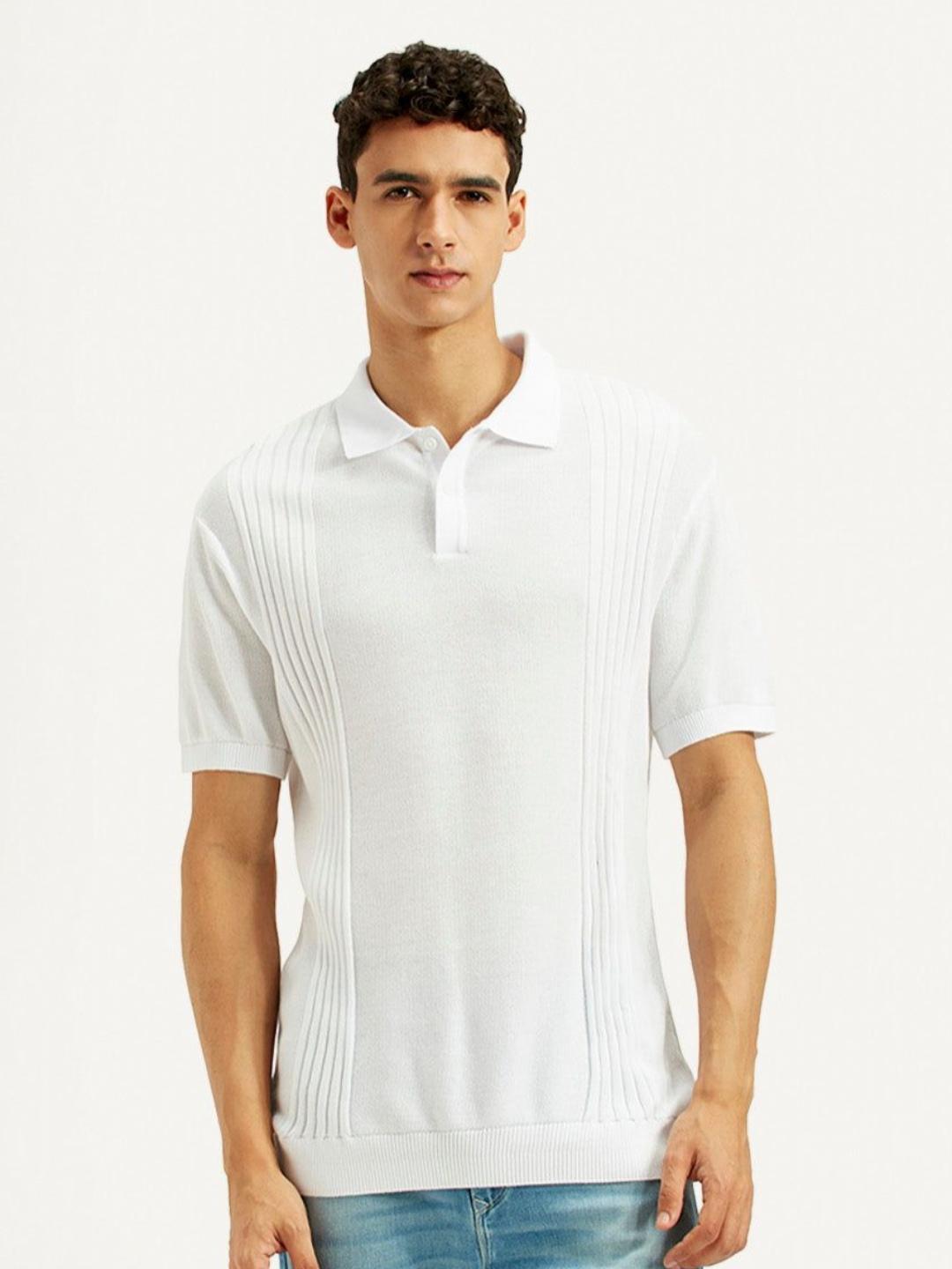 Levis Redloop Textured Polo Collar Slim Fit T-Shirt - Image 1