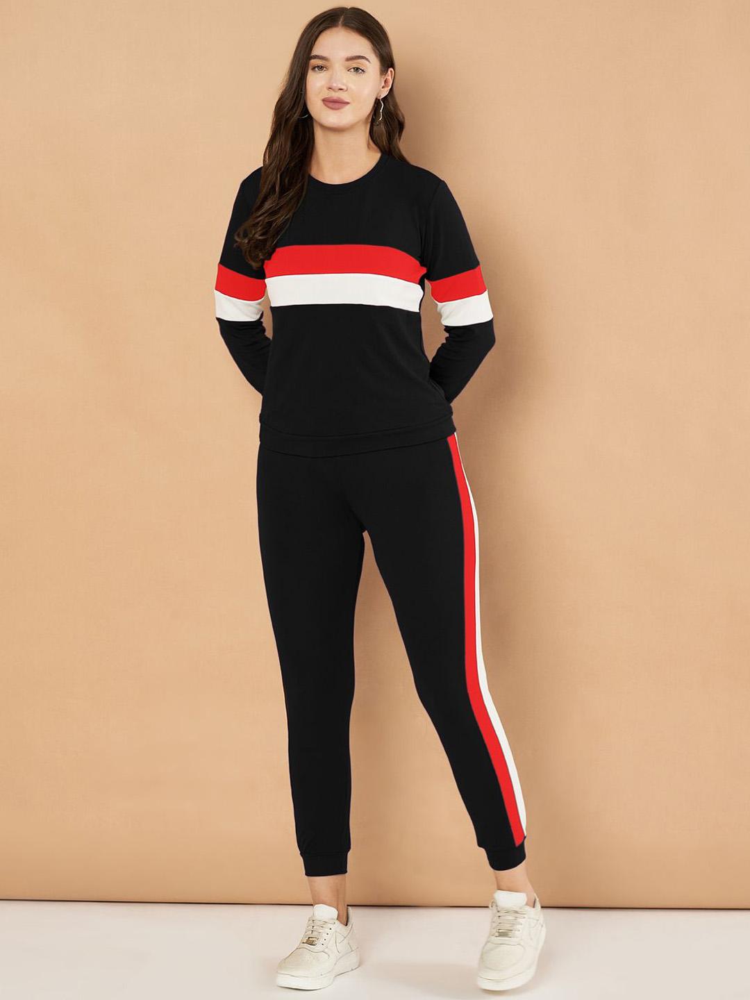 Buy Moda Rapido Striped T Shirt With Trousers - - Apparel for Women