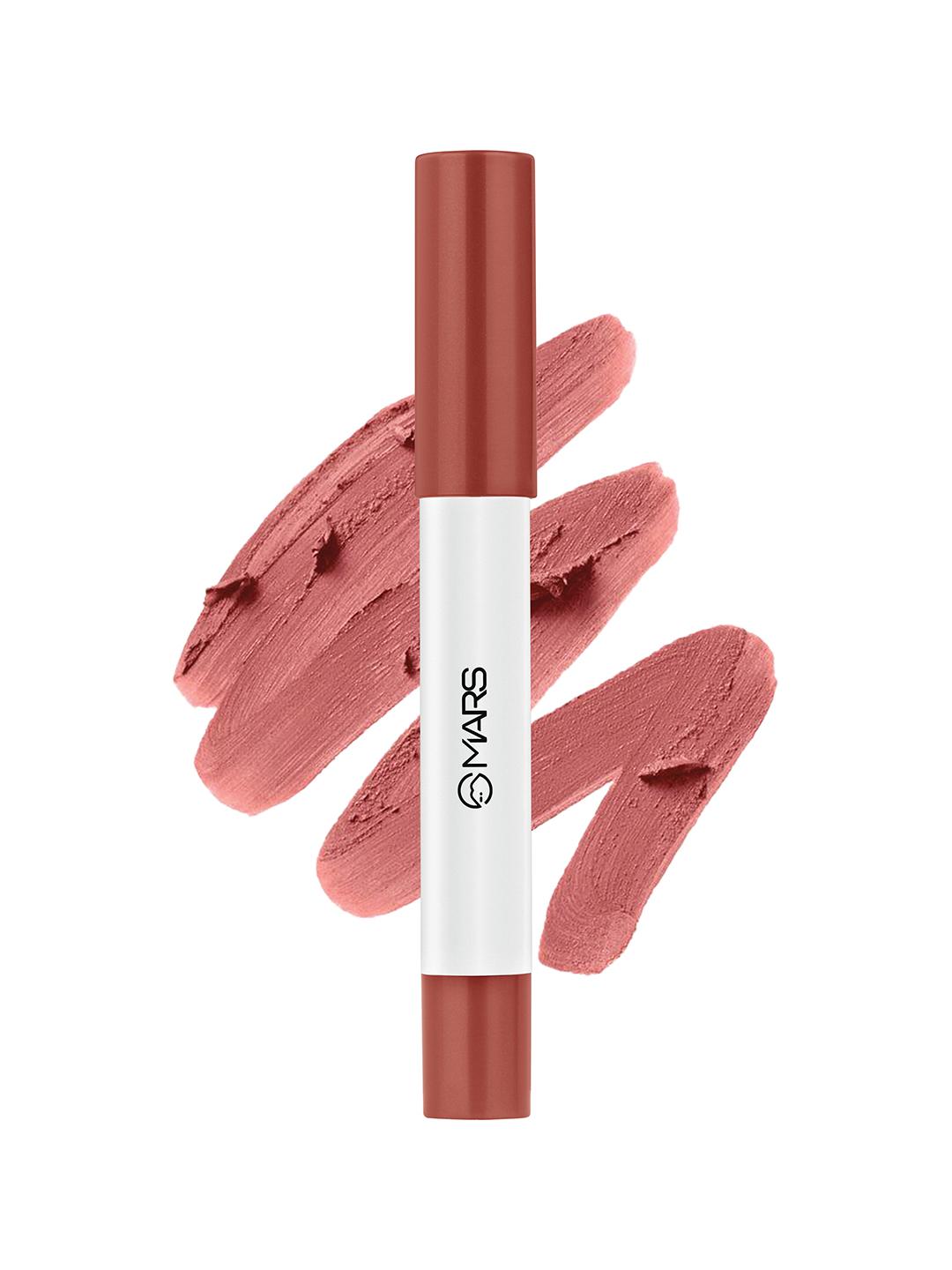 Buy MARS Cloud Kiss Soft Matte Long Lasting Lip Crayon With Corn & Rice Starch   Peach Kiss 08 -  - Personal Care for Women