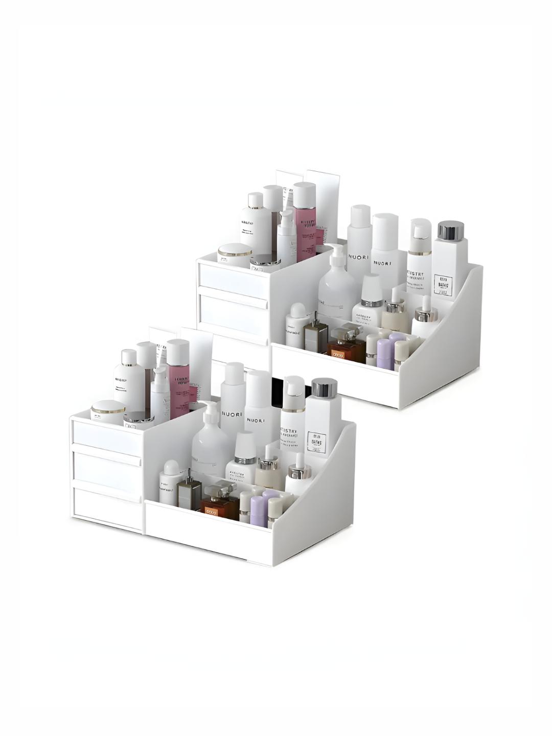 Buy Aura White 2 Pieces Reusable Makeup Organisers - - Home for Unisex