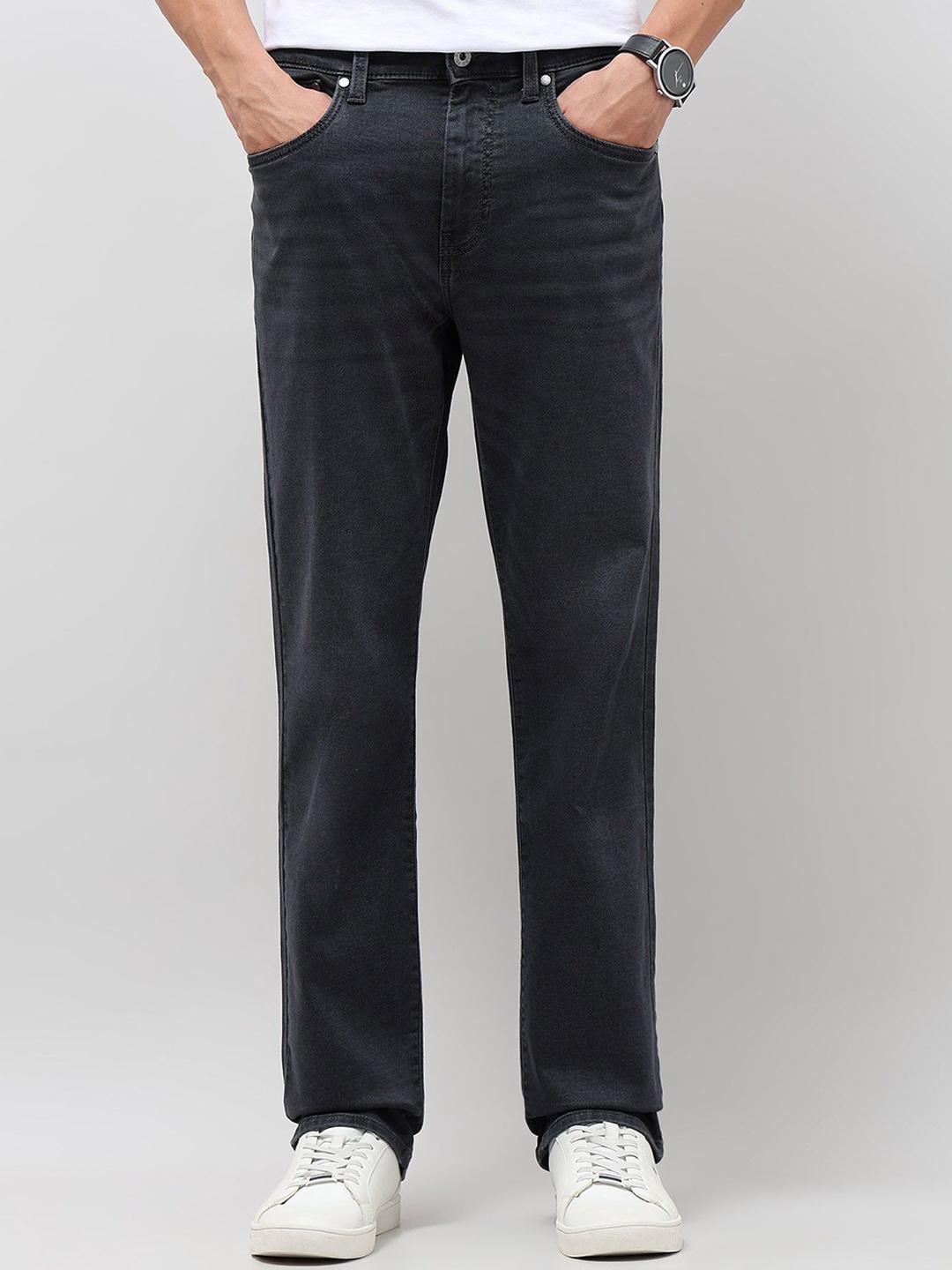 U.S. Polo Assn. Denim Co. Men Straight Fit Mid-Rise Light Fade Jeans