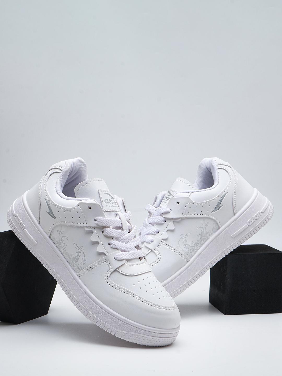 ASIAN Men Woven Design Lace-Up Sneakers - Image 1