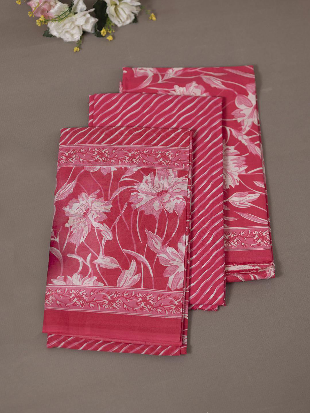 Pure Cotton Dress Material (Unstitched)