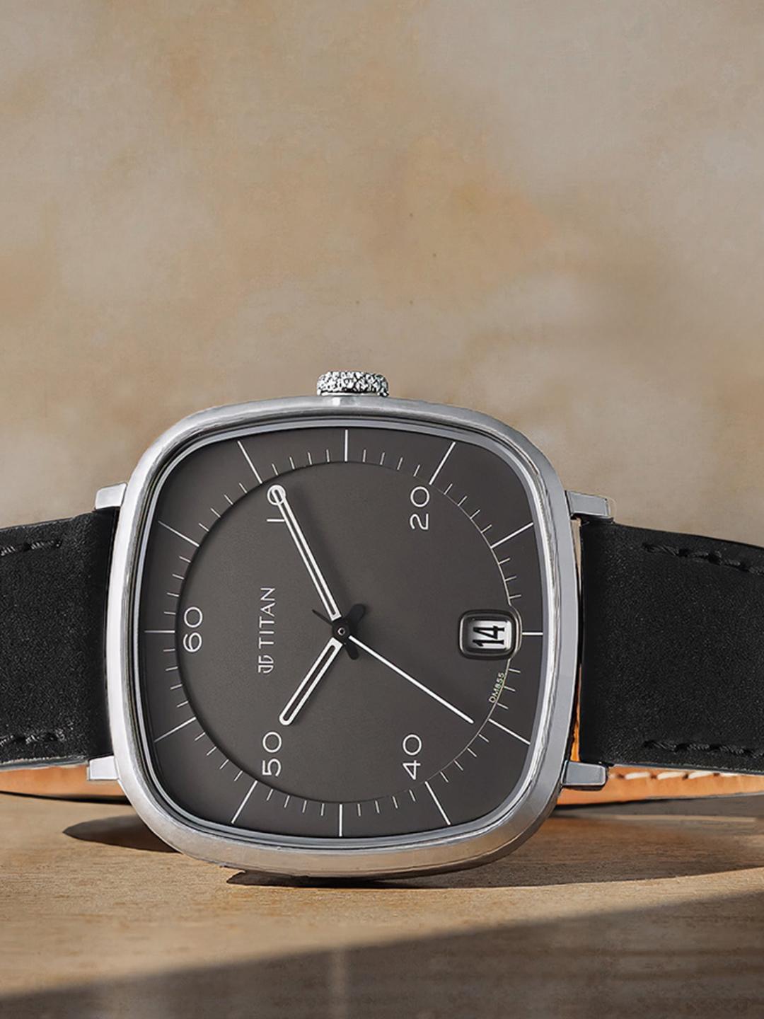 Buy Titan Neo Curve Quartz Analog With Anthracite Dial Watch For Men   Nt1885sl02 -  - Accessories for Men