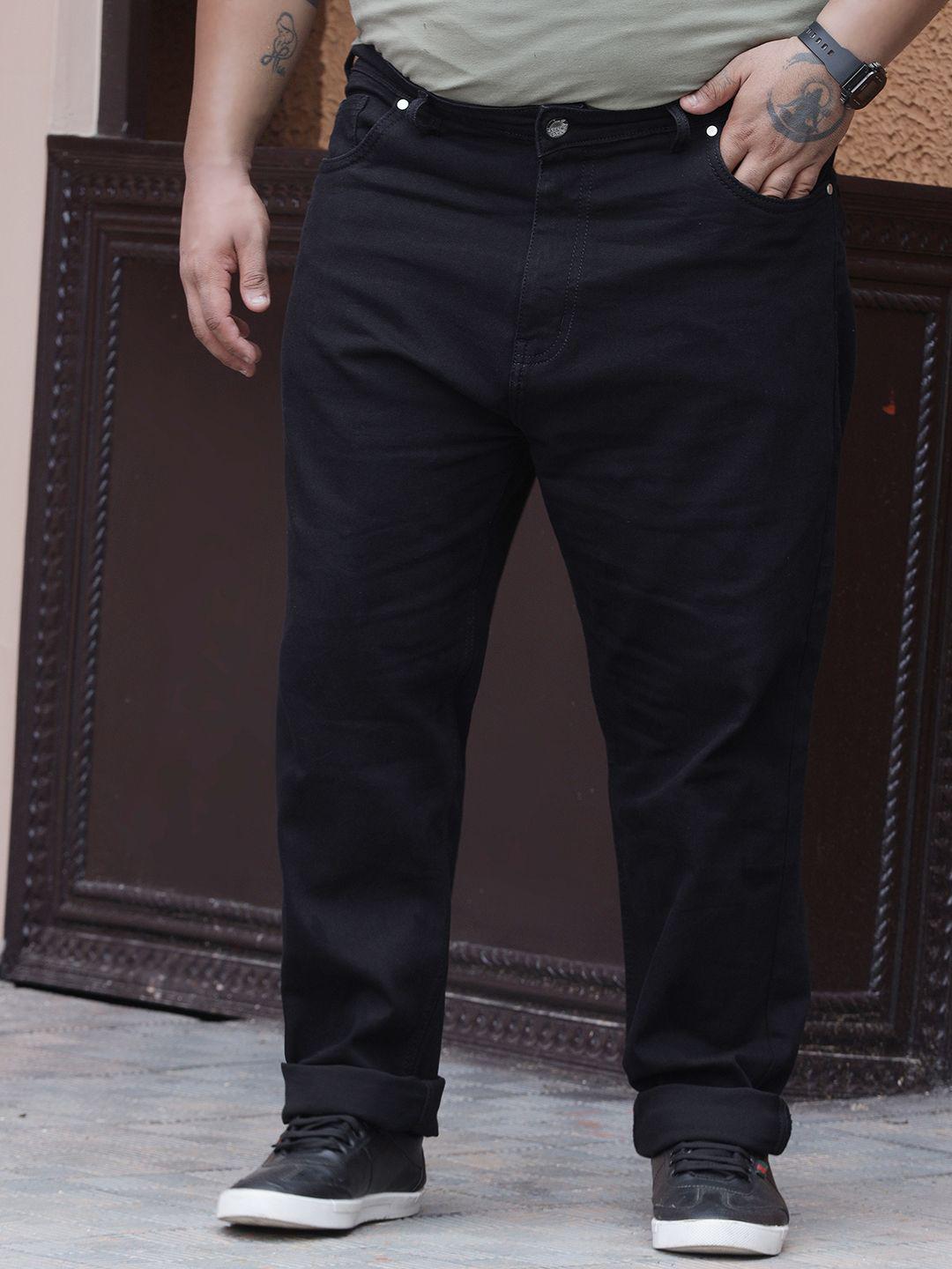 John Pride Plus Size Men Regular Fit Mid-Rise Cotton Stretchable Jeans