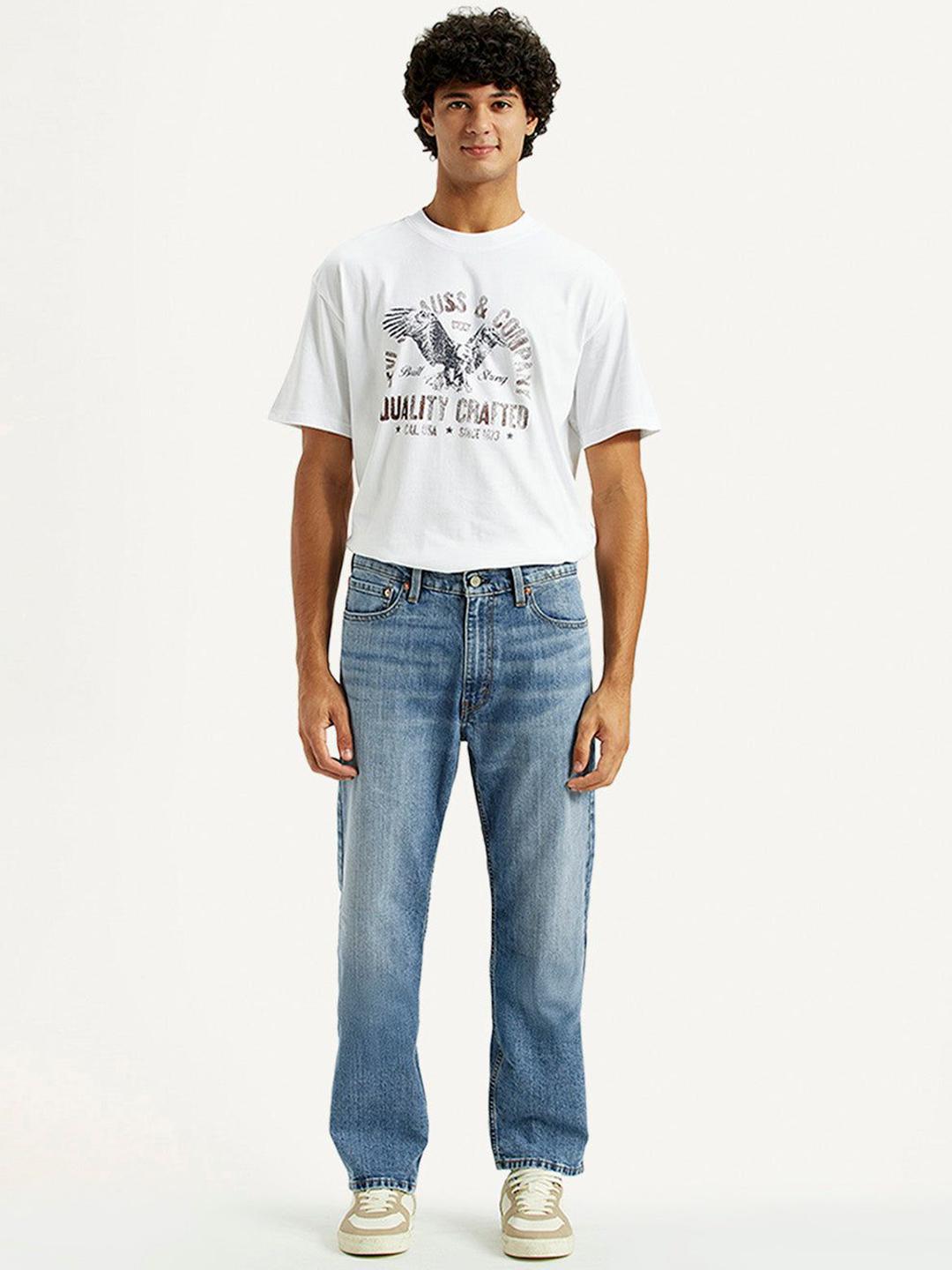 Levis Men Loose Fit Mid Rise Heavy Fade Jeans
