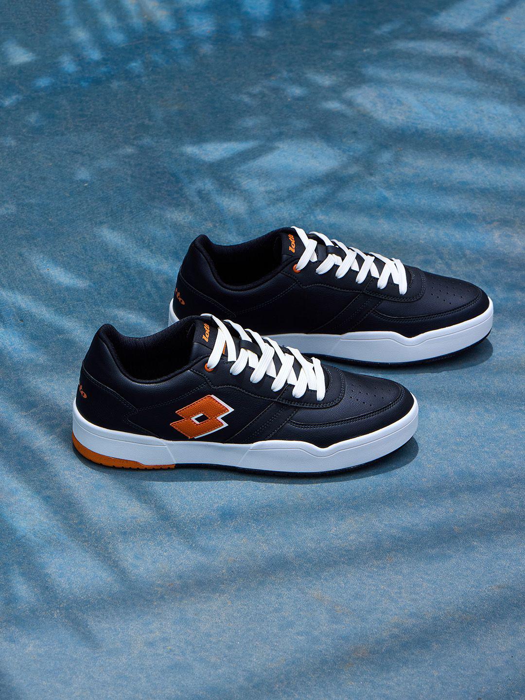 Lotto Men Hoop Star Citta Black Sneakers