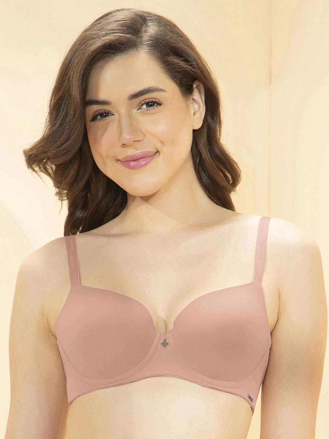 Buy Amante Medium Coverage Underwired Lightly Padded T Shirt Bra - - Apparel for Women
