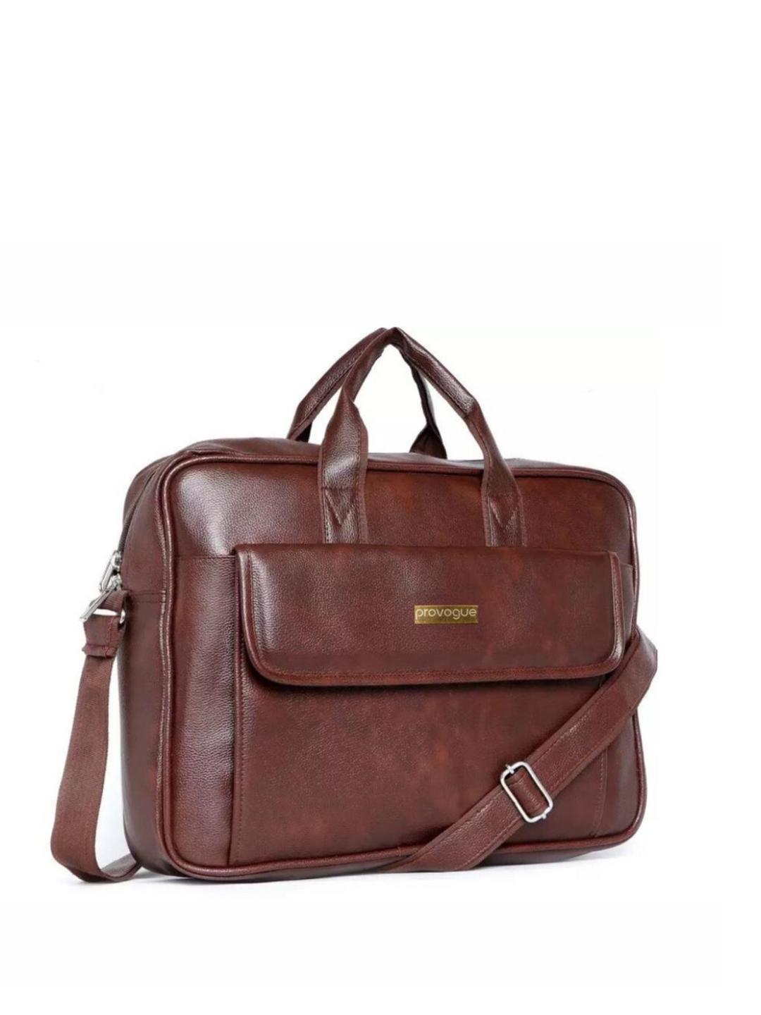 Buy Provogue Solid Structured Adjustable Strap Laptop Bag - - Accessories for Unisex