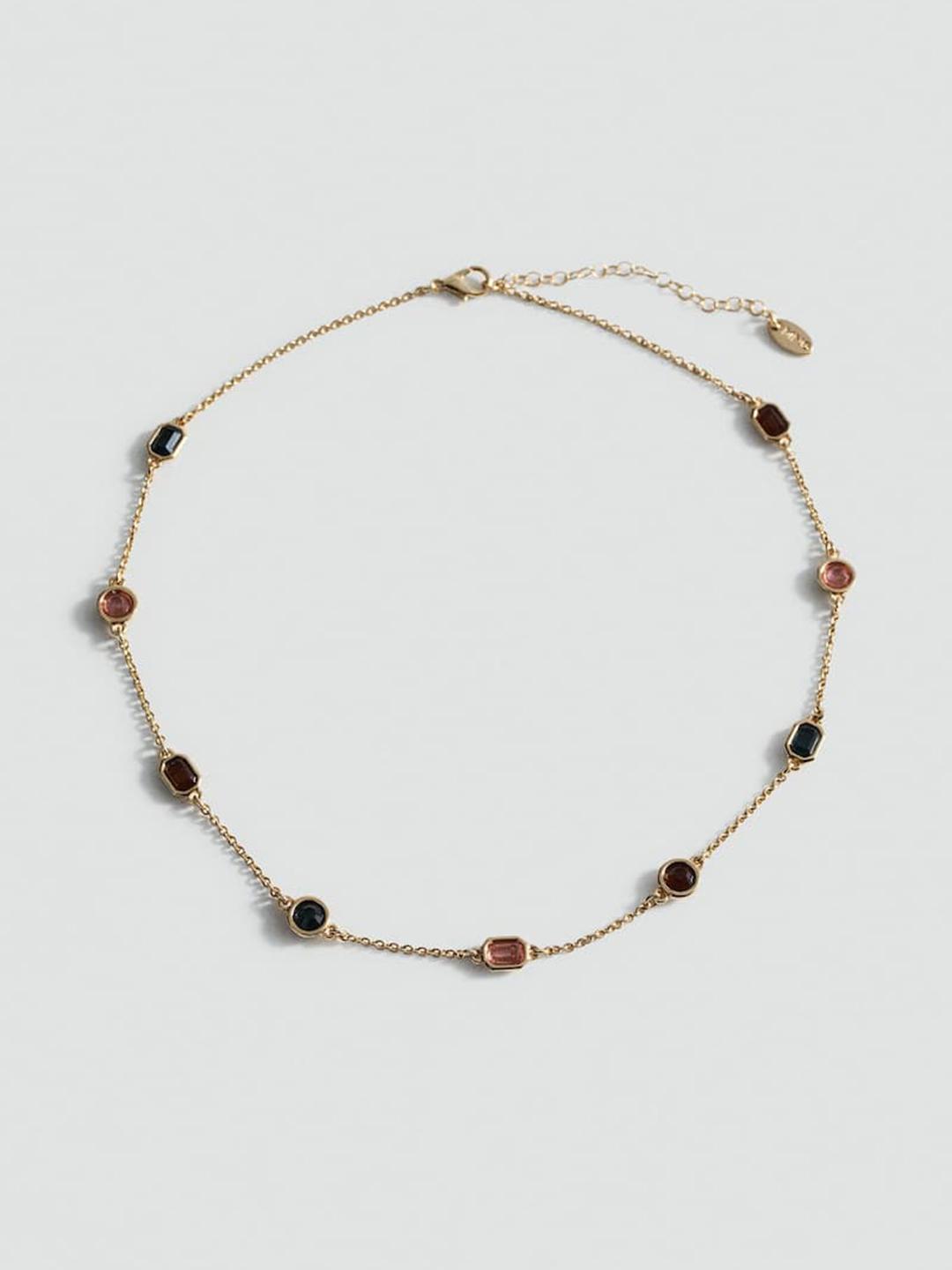 Buy MANGO Combined Beads Chain Necklace - Necklace And Chains for Women ...