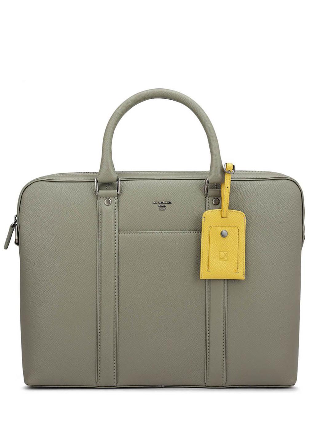 Buy Da Milano Men Textured Leather Laptop Bag -  - Accessories for Men