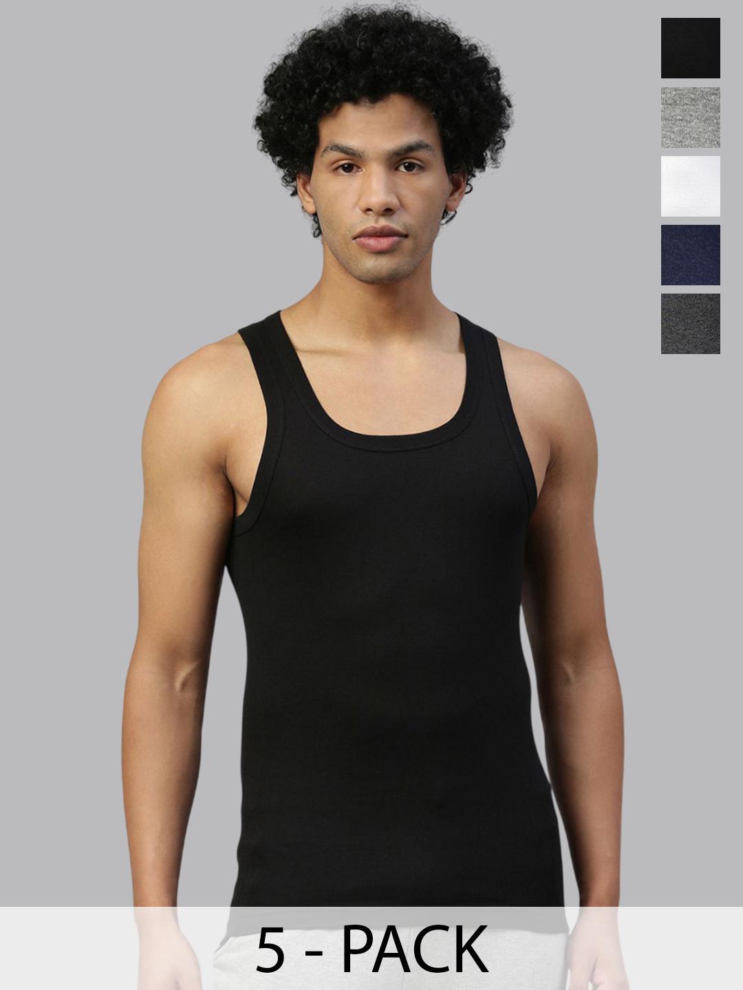 Buy DIXCY SCOTT MAXIMUS Pack Of 5 Pure Cotton Gym Vests MAXV15 STRIKER VST 1/5 -  - Apparel for Men
