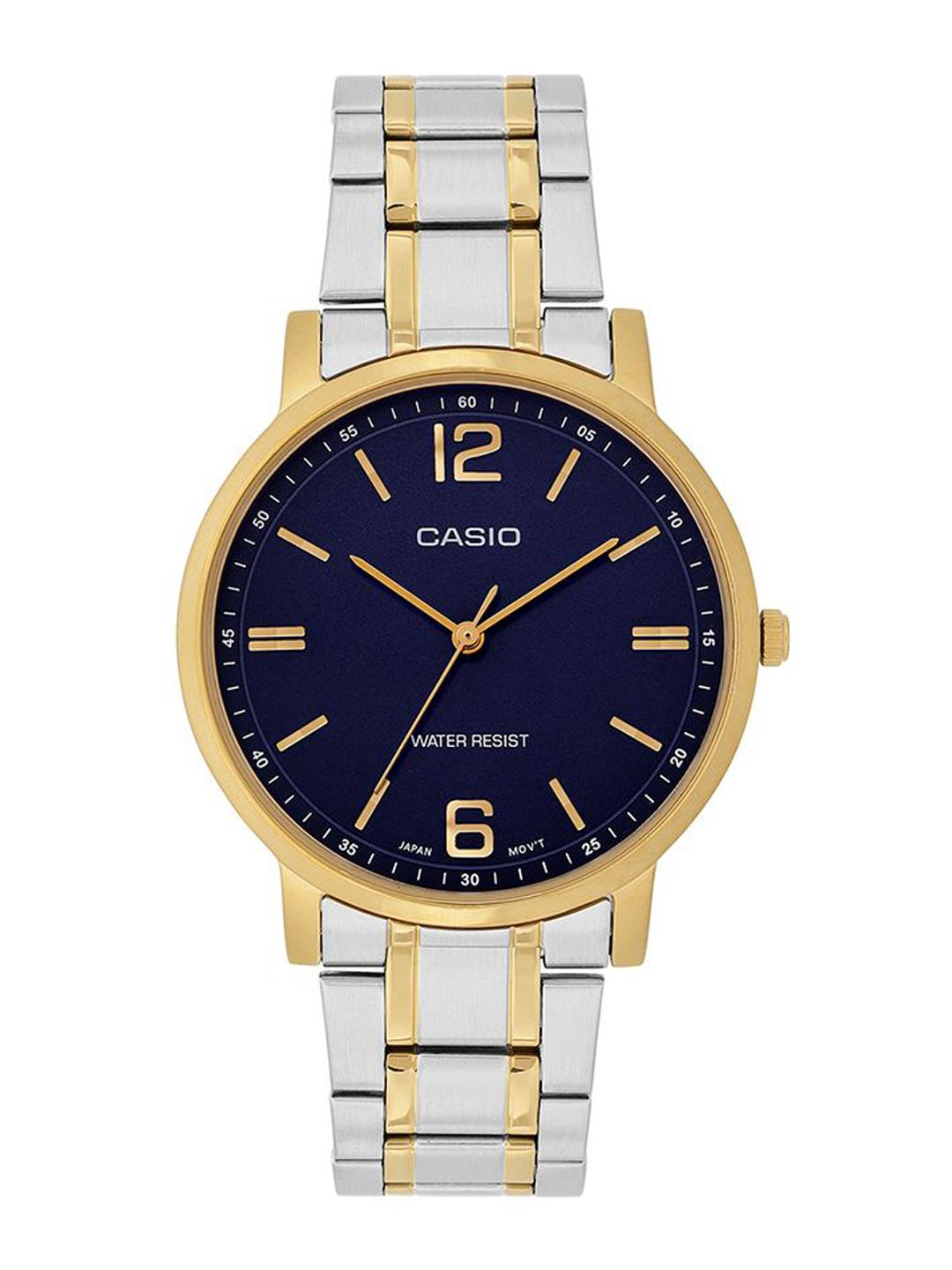Buy CASIO Men Brass Dial & Stainless Steel Cuff Straps Analogue Watch A2436 - - Accessories for Men