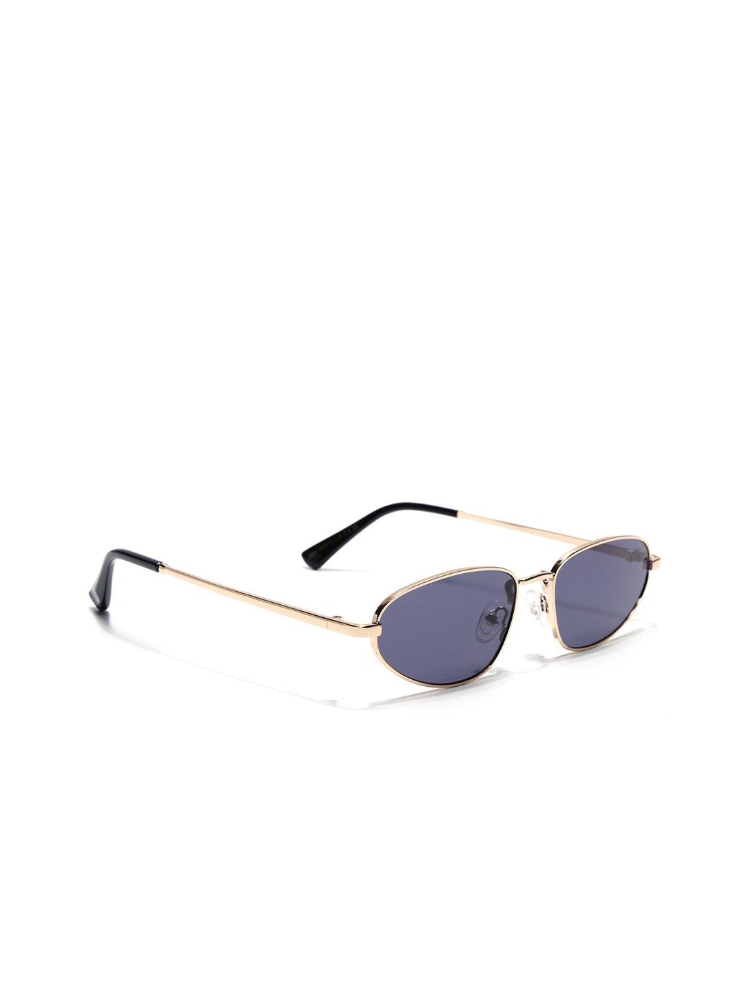 Buy Voyage Unisex Black Oval Sunglasses UV Protected Lens -  - Accessories for Unisex