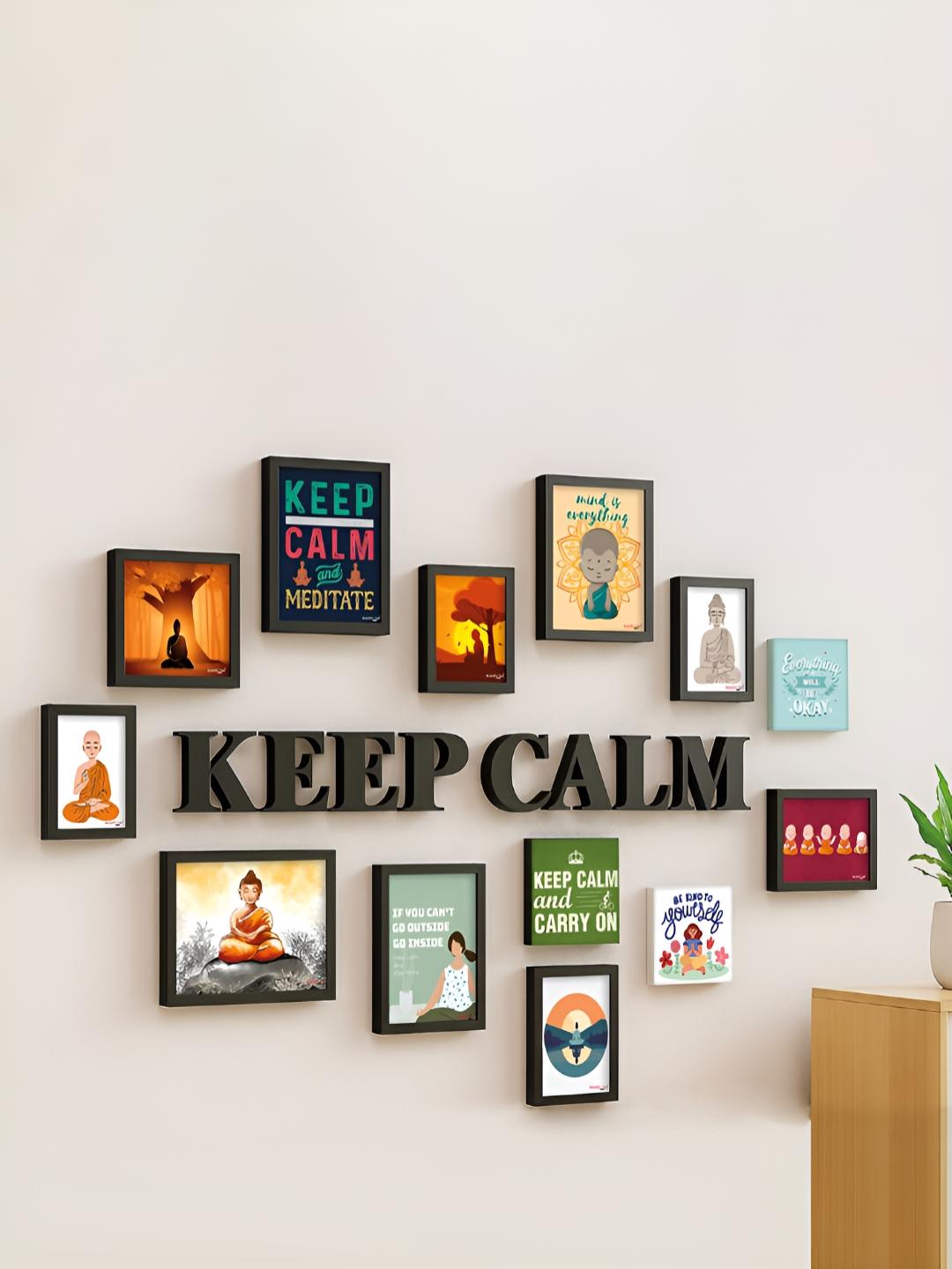 Buy RANDOM Set Of 10 Keep Calm Wall Frame Set - Photo Frames for Unisex ...