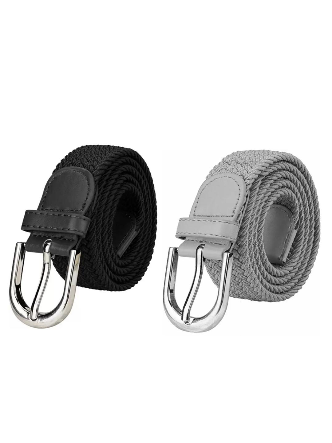 Buy Niddleman Men Pack Of 2 Braided Belt -  - Accessories for Men