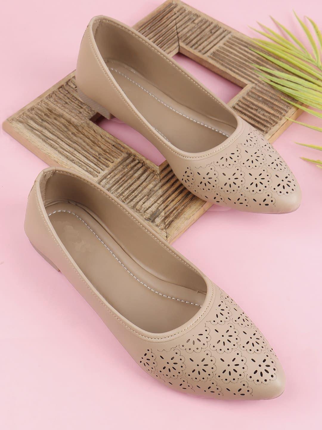 Buy DUOSOFT Women Laser Cuts Ballerinas - - Footwear for Women