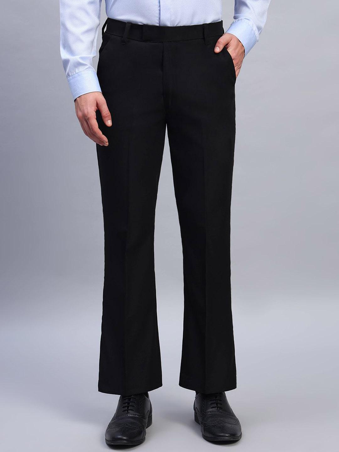 AXNIS Men Ultra Regular Fit Flared Formal Trouser