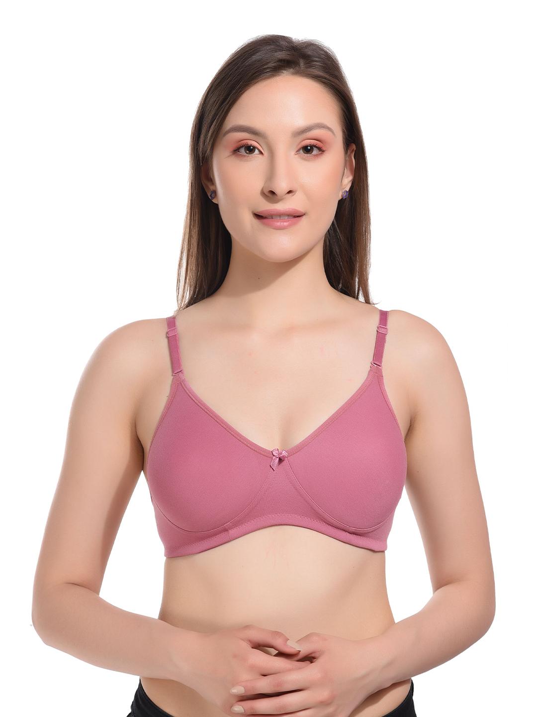 Buy Viral Girl Women Cotton Full Coverage Lightly Padded T Shirt Bra - - Apparel for Women