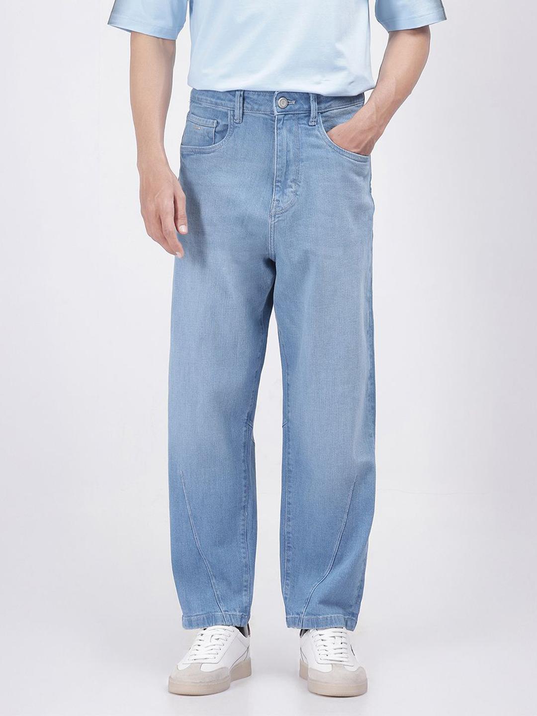 RARE RABBIT Men Comfort Stretchable Mid-Rise Jeans