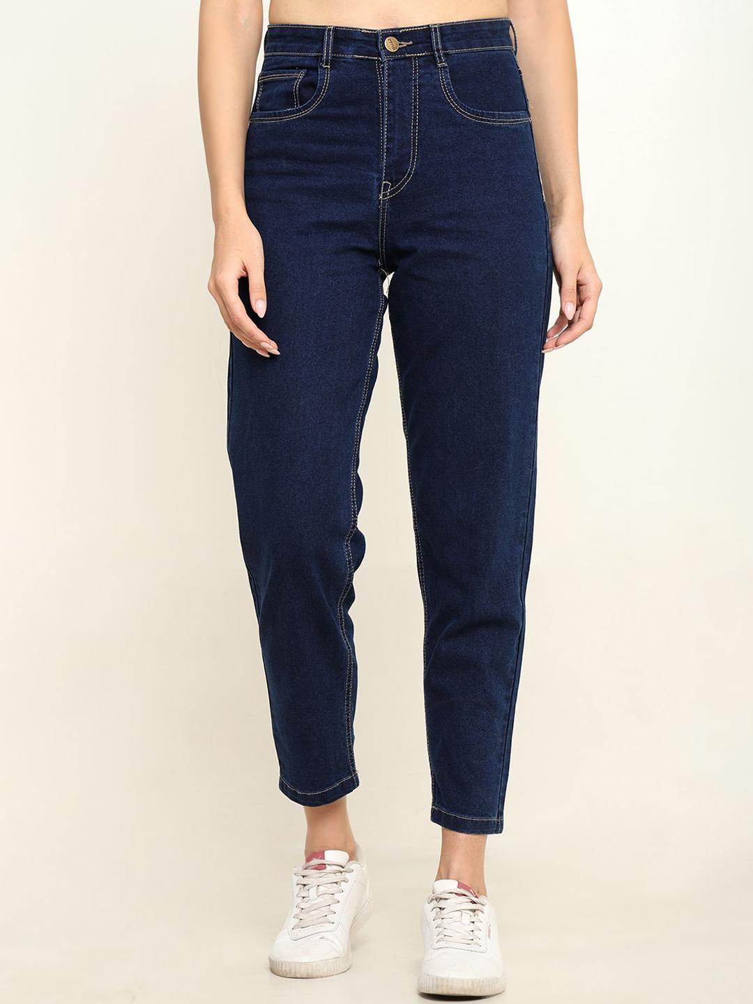 zayla Women Comfort Relaxed Fit High-Rise Stretchable Jeans