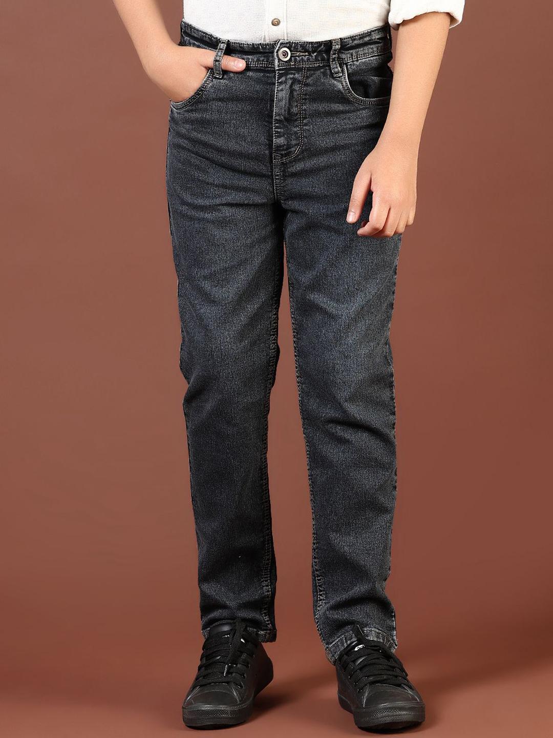 Boys Mid-Rise Regular Jeans