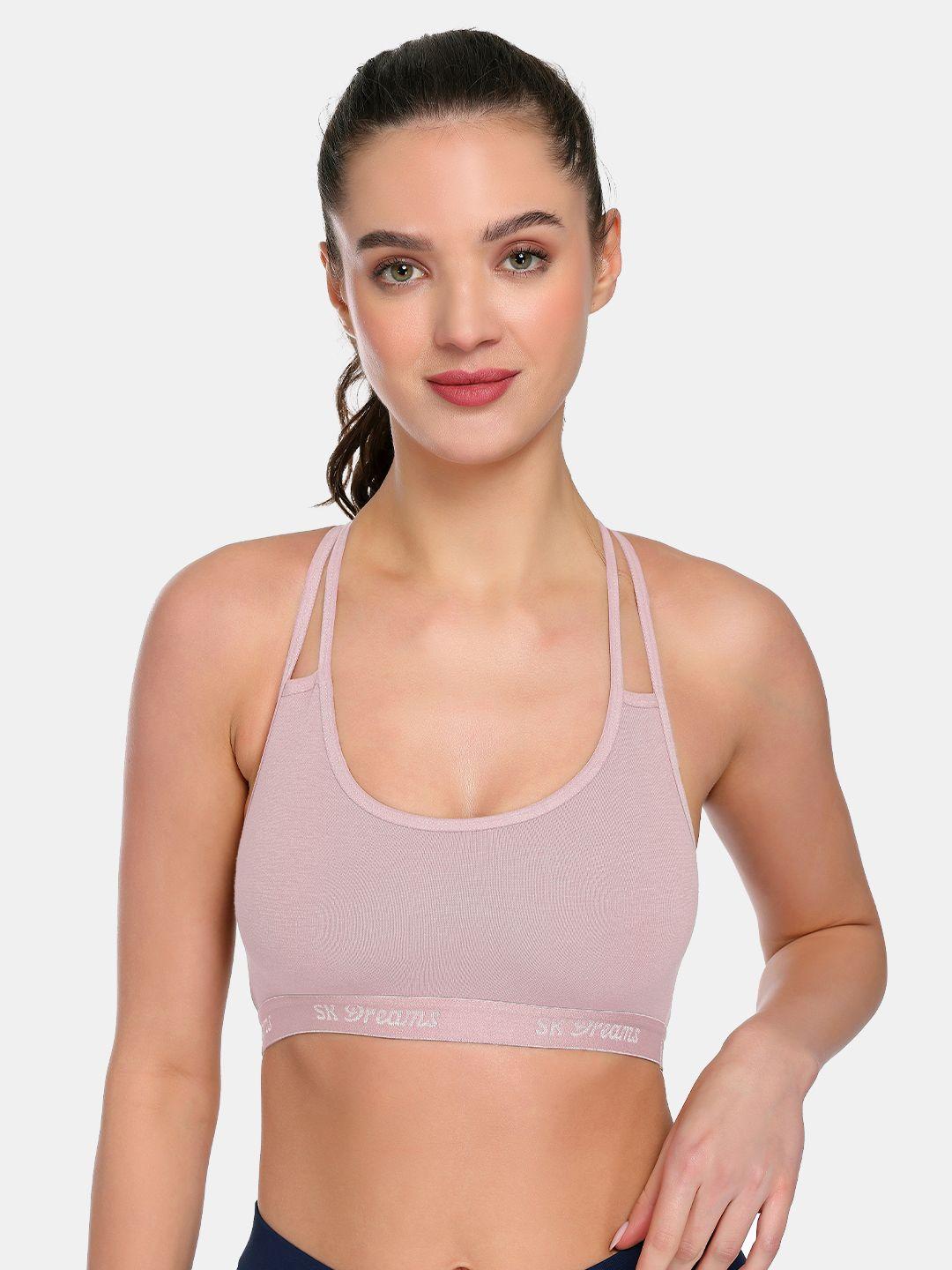 Buy SKDREAMS Full Coverage Non Padded Seamless Styled Back Training Or Gym Shaper Sports Bra -  - Apparel for Women