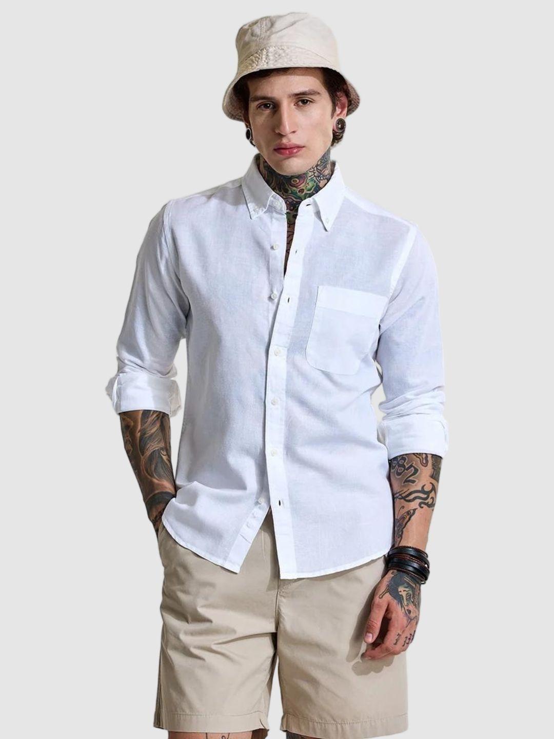 Snitch Button Buy Snitch Men Smart Slim Fit Button Down Collar Solid Casual Shirt ...