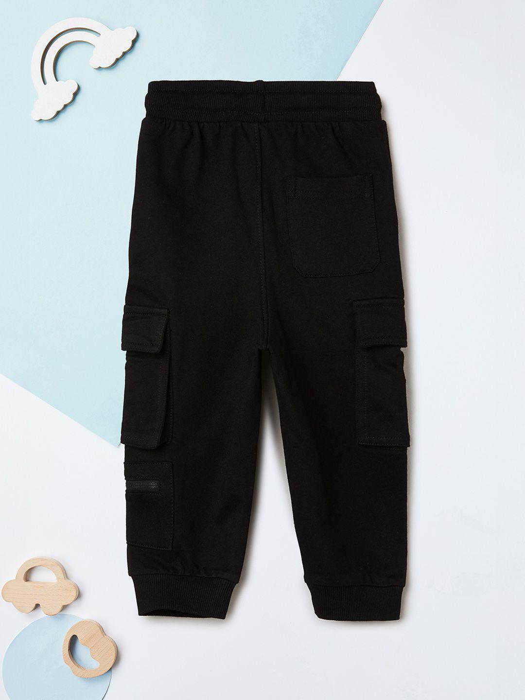 Boys Mid Rise Regular Fit camouflage Pattern Jogger Jeans