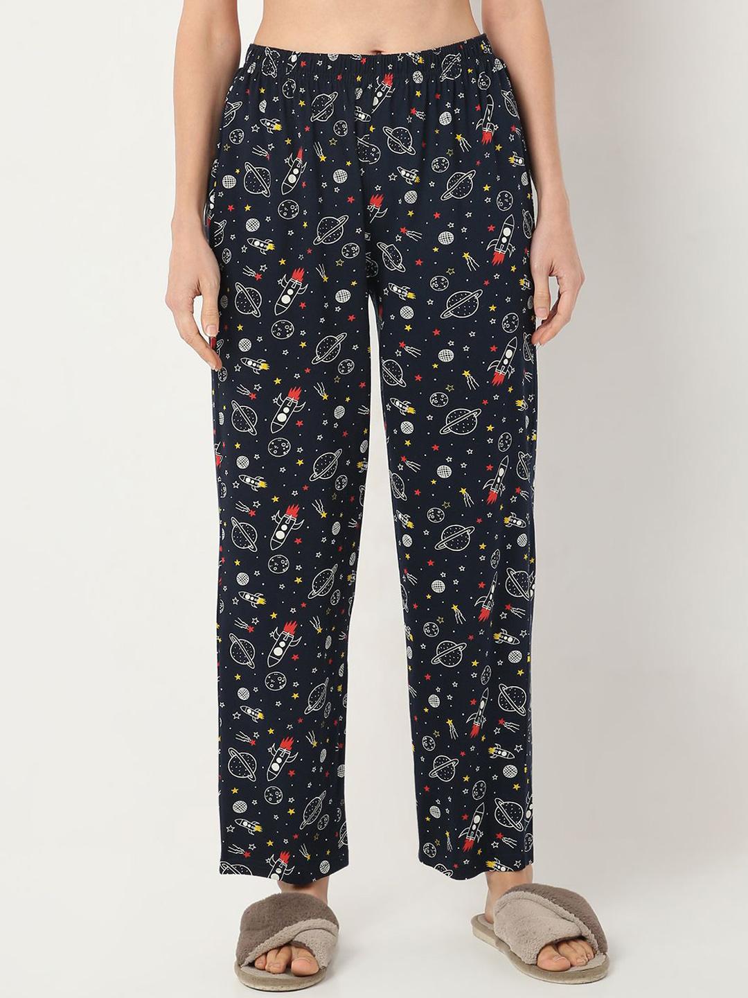 Buy Smarty Pants Star Printed Cotton Lounge Pants -  - Apparel for Women