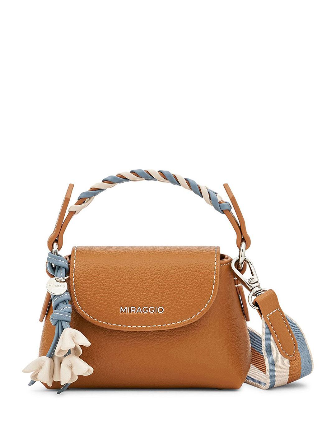 PU Structured Sling Bag with Tasselled