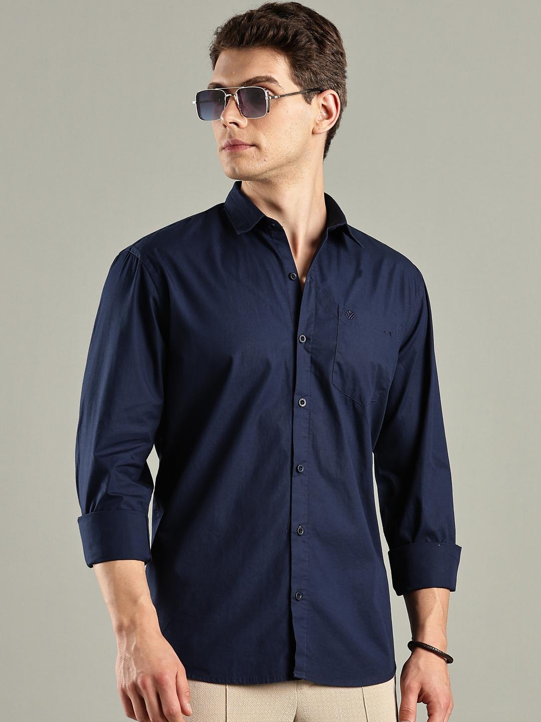 BS BLUE SQUAD Men Slim Fit Casual Shirt