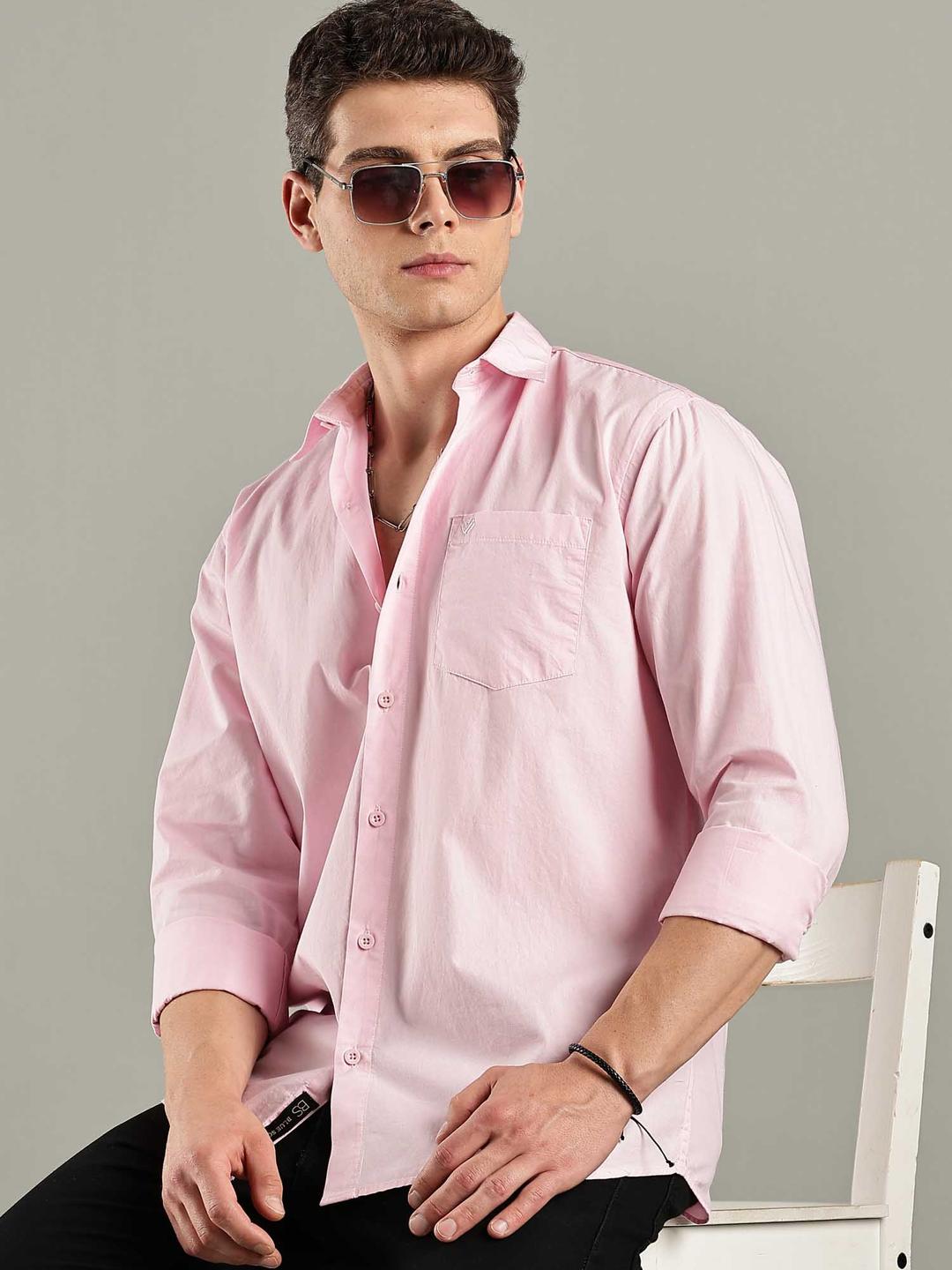 BS BLUE SQUAD Men Slim Fit Casual Shirt