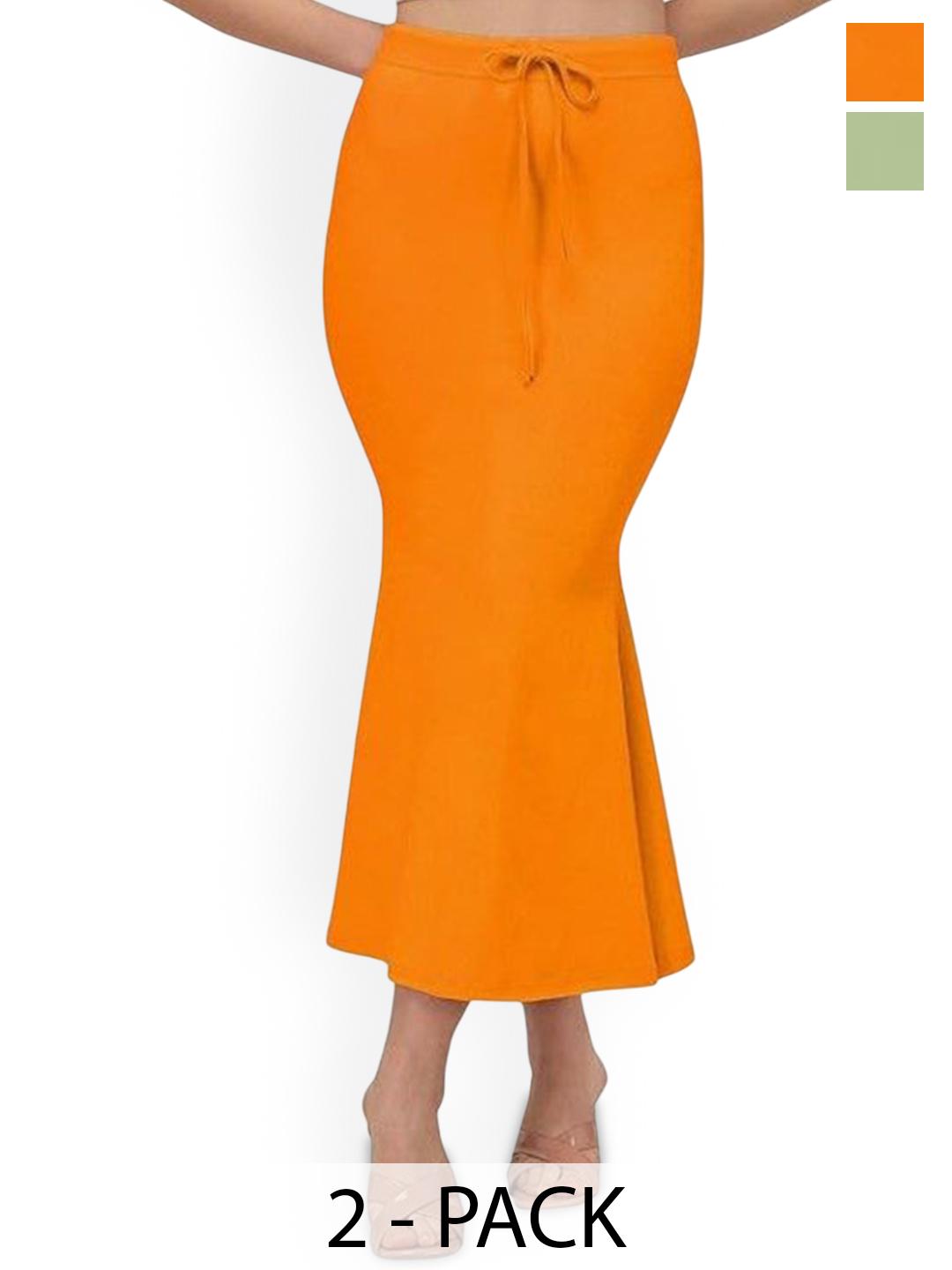 Buy Moda Rapido Pack Of 2 High Rise Mermaid Fit Saree Shapewear -  - Apparel for Women