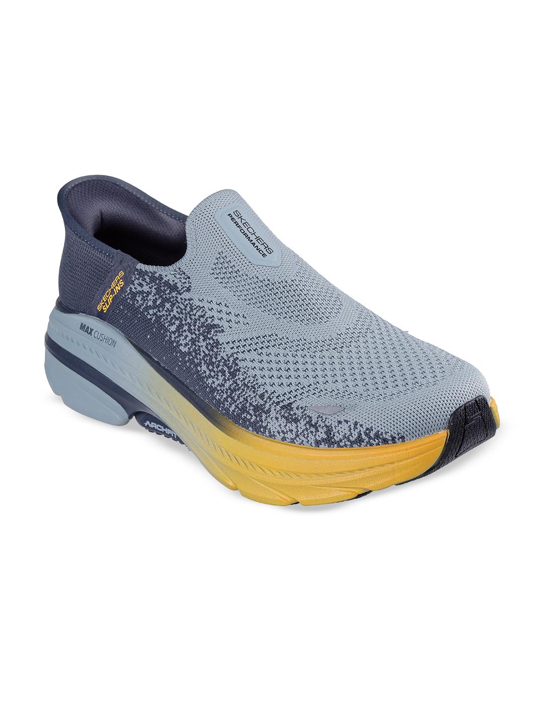 Buy Skechers Men MAX CUSHIONING ARCH FIT 2.0 Slate Sports Slip Ins Shoe  - Sports Shoes for Men 34050222 | Myntra