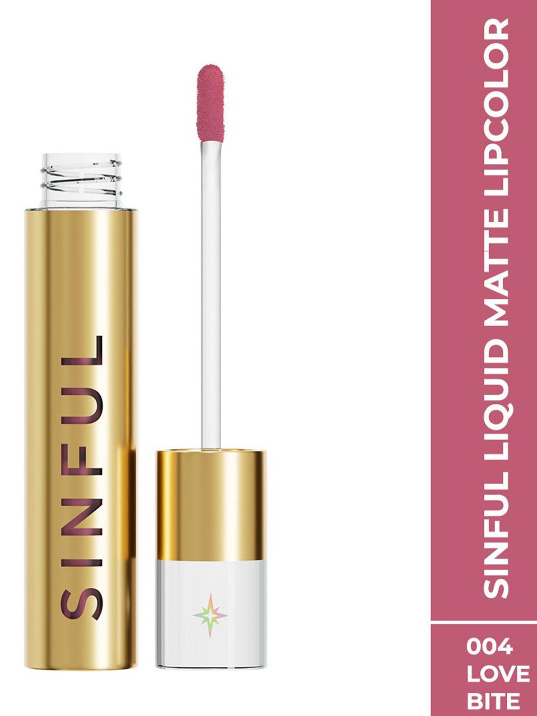 Buy Colorbar Sinful Matte Non Transfer Liquid Lipstick   3 G   Love Bite 004 -  - Personal Care for Women