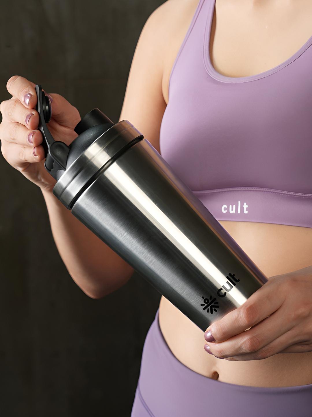 Buy CULT Silver Toned Steel Shaker 700ml - - Home for Unisex