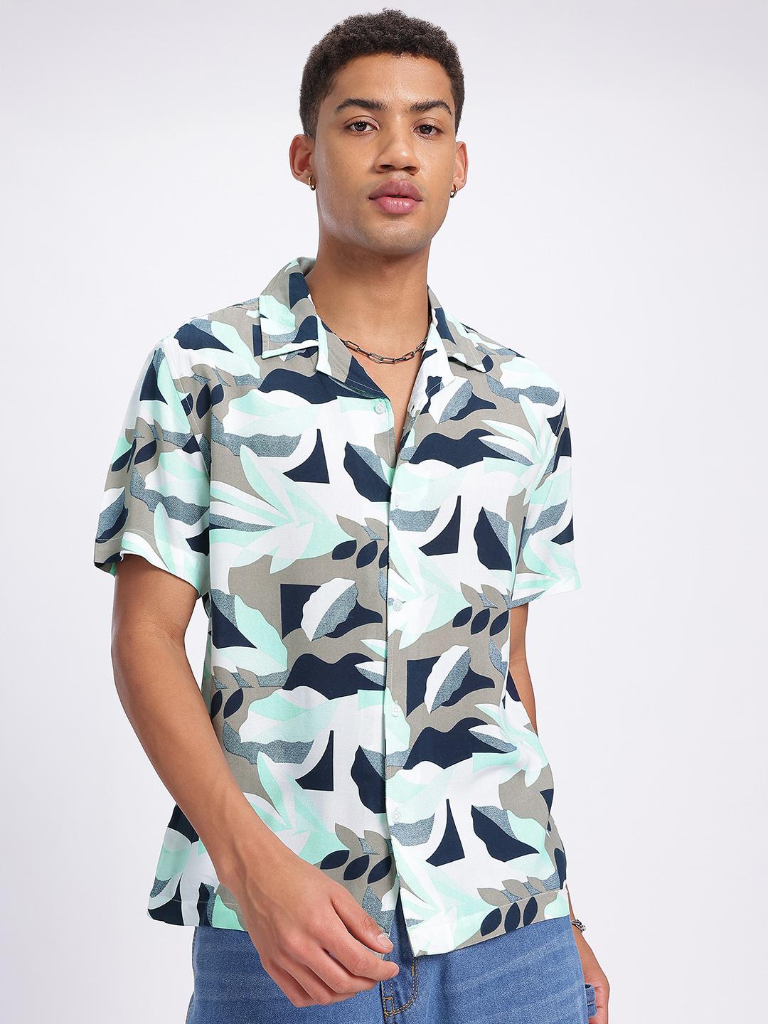glitchez Printed Relaxed Shirt
