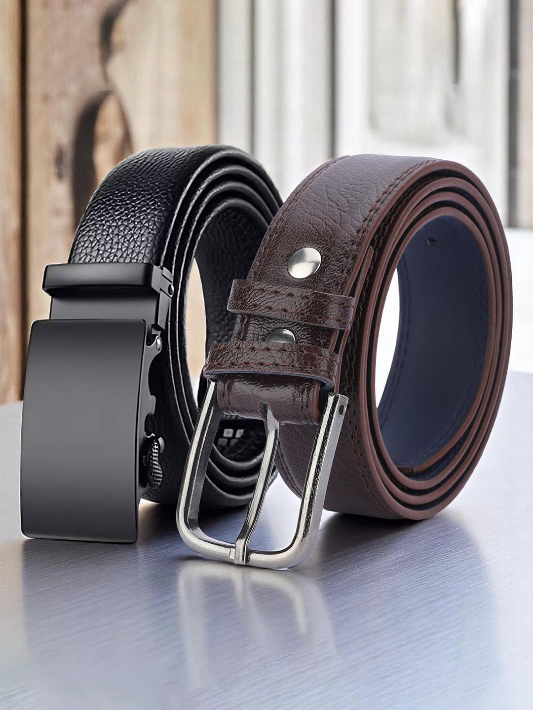 Buy Provogue Men Pack Of 2 Formal Belt -  - Accessories for Men
