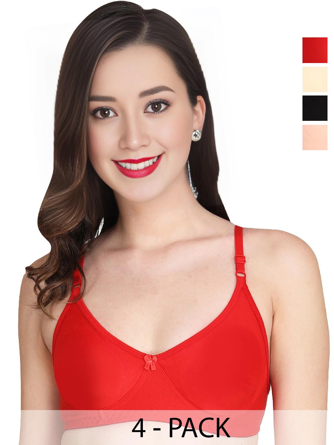 Buy Liigne Bra Full Coverage Pack Of 4 -  - Apparel for Women