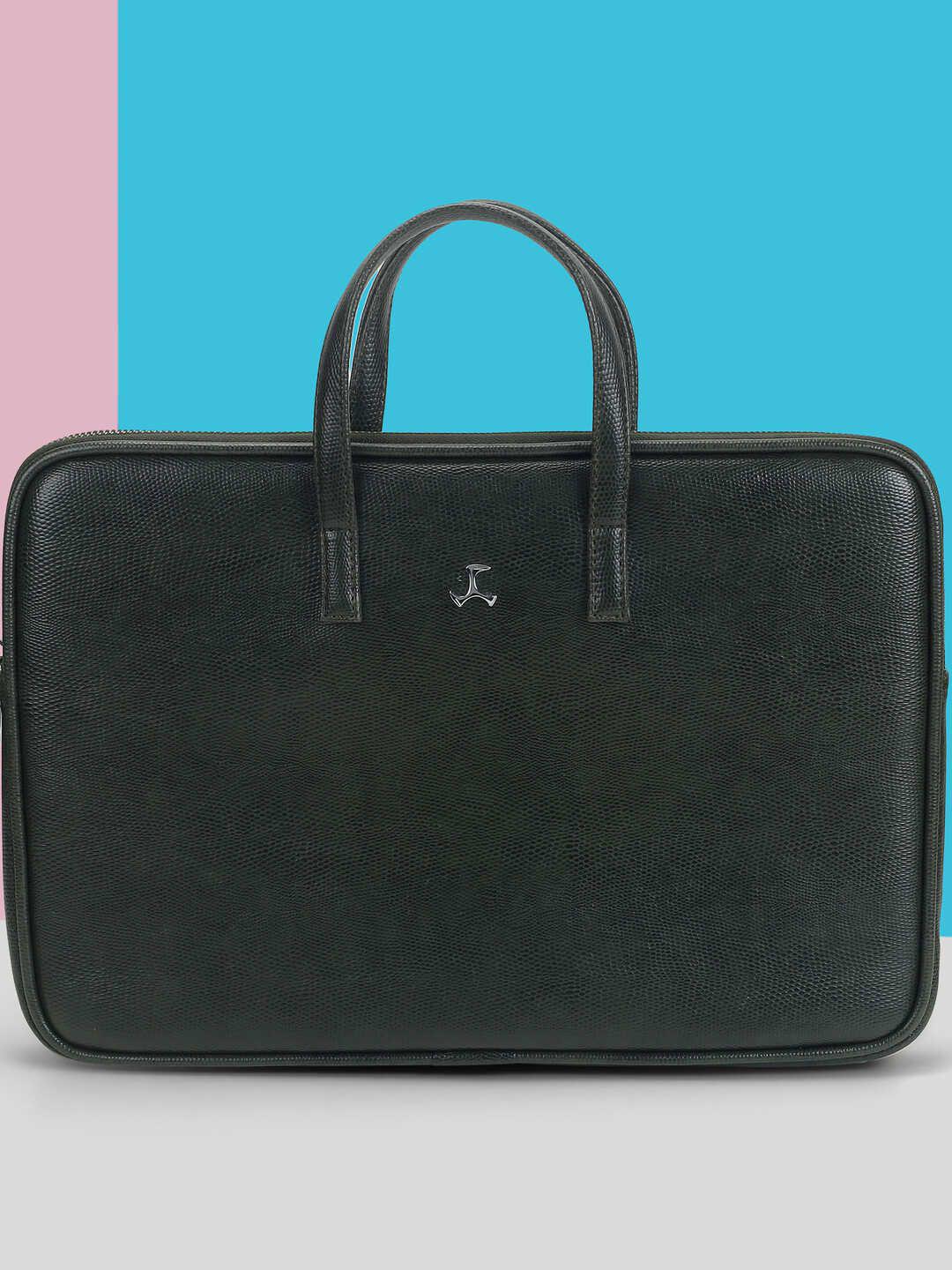Buy Mochi Textured Zip Detail Laptop Compartment Small Structured Handheld Bag -  - Accessories for Women