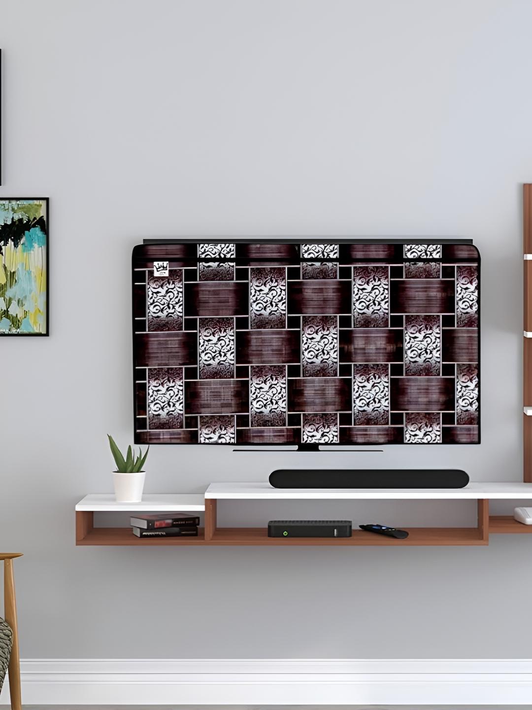 Buy Kalra Magic Brown & White Printed Dustproof & Waterproof 32 Inch Tv Cover - - Home for Unisex