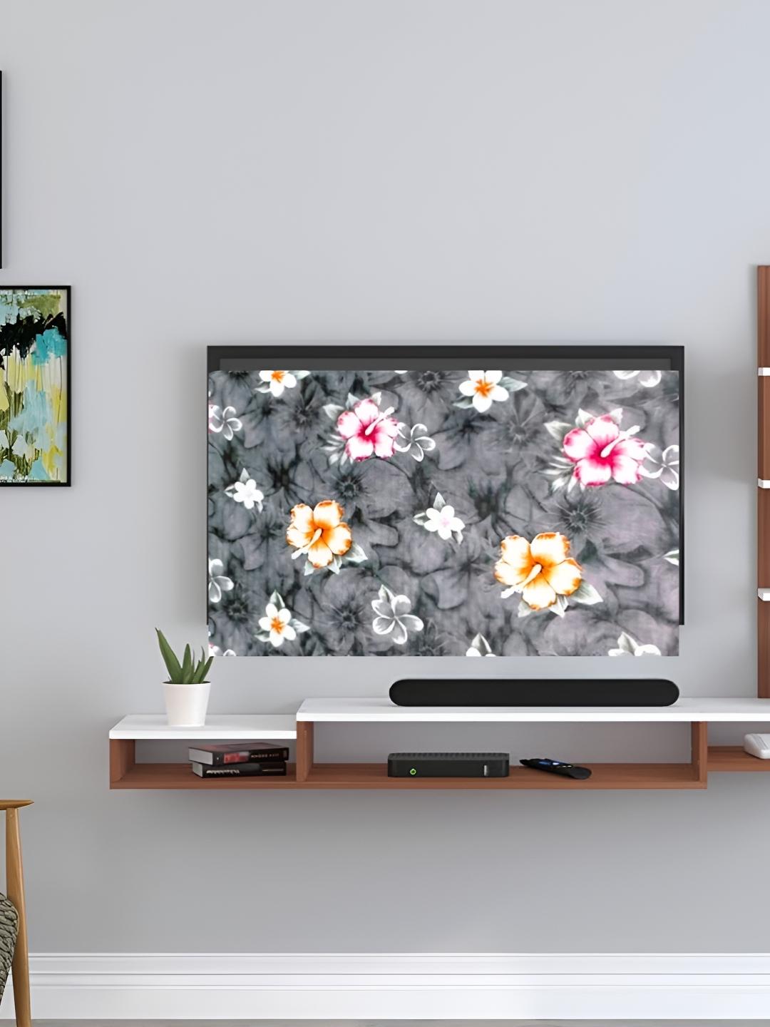 Buy Kalra Magic Grey & White Printed Dustproof & Waterproof 32 Inch Tv Cover - - Home for Unisex
