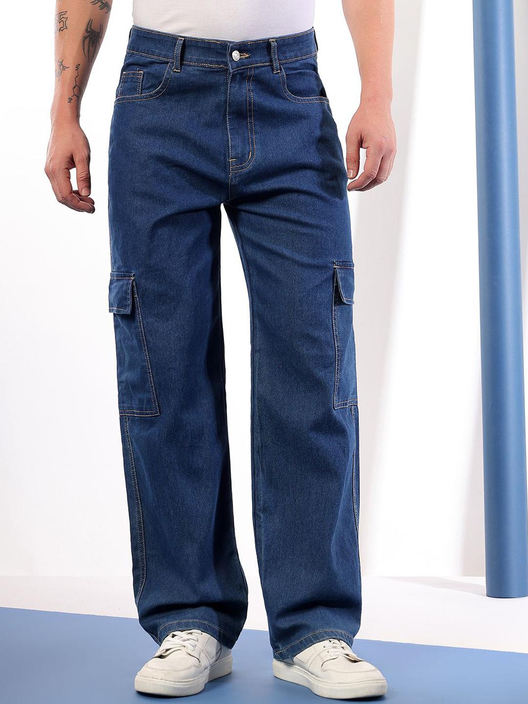 Stylecast X Kotty Men Relaxed Fit Low-Rise Stretchable Jeans