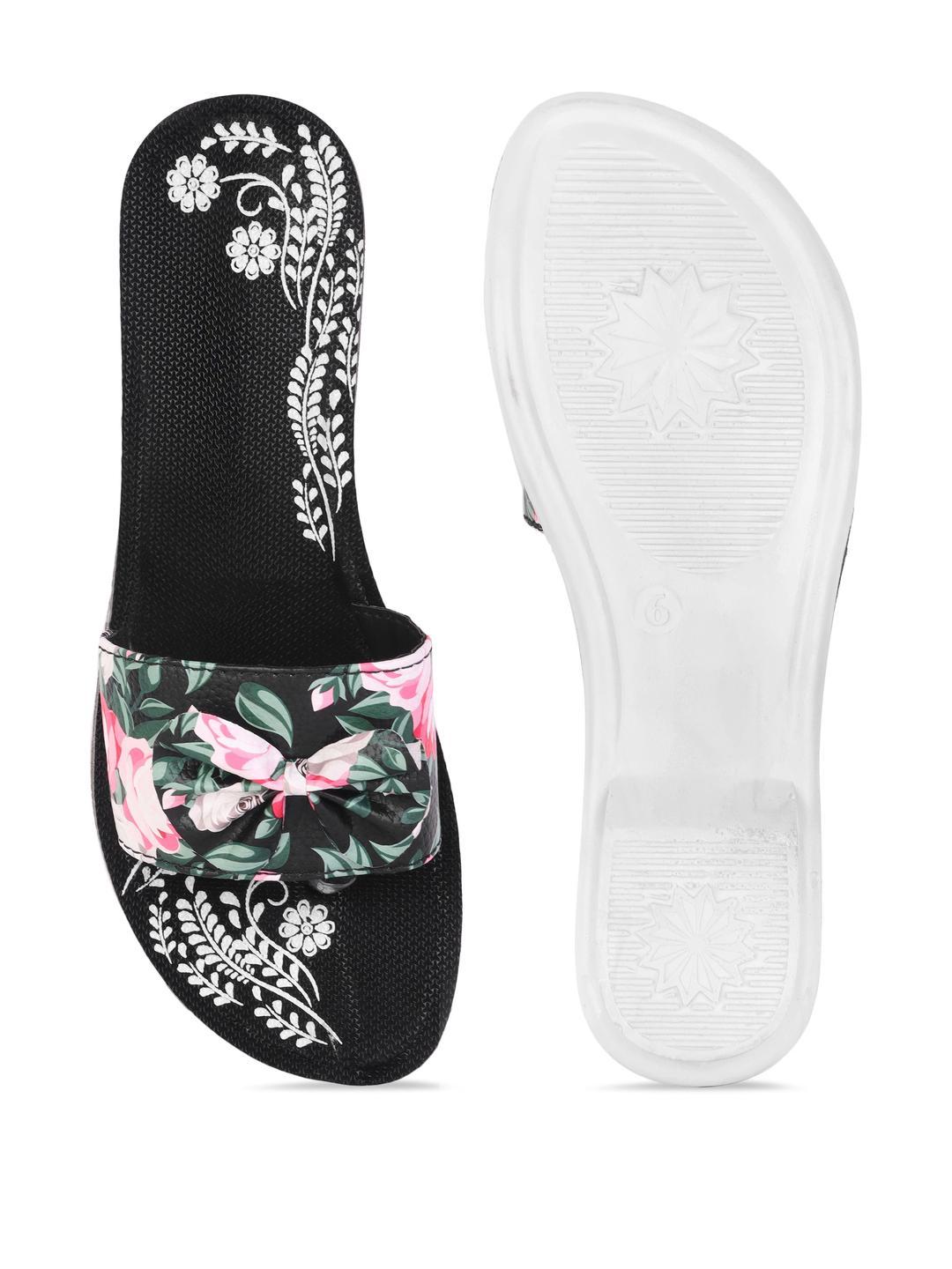 Buy PENNEN Women Multicoloured Thong Flip Flops - Flip Flops for Women ...