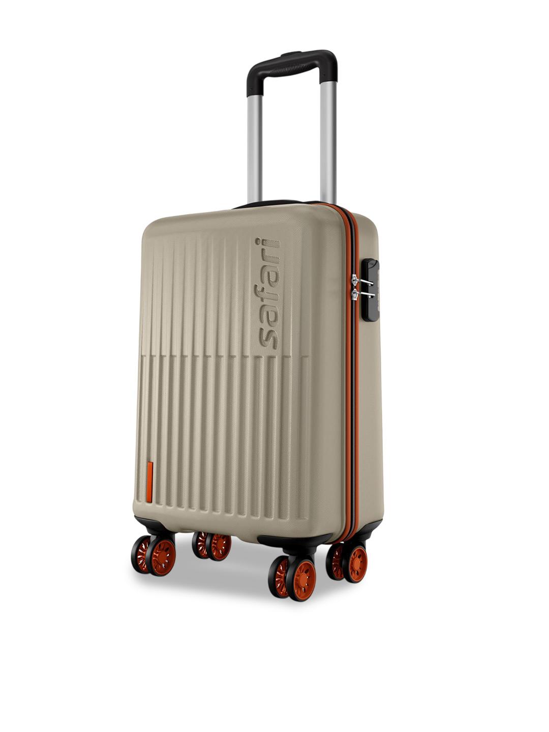 [Size S] Safari Astra Neo Textured Hard-Sided Trolley Bag Rs. 1699 - Myntra