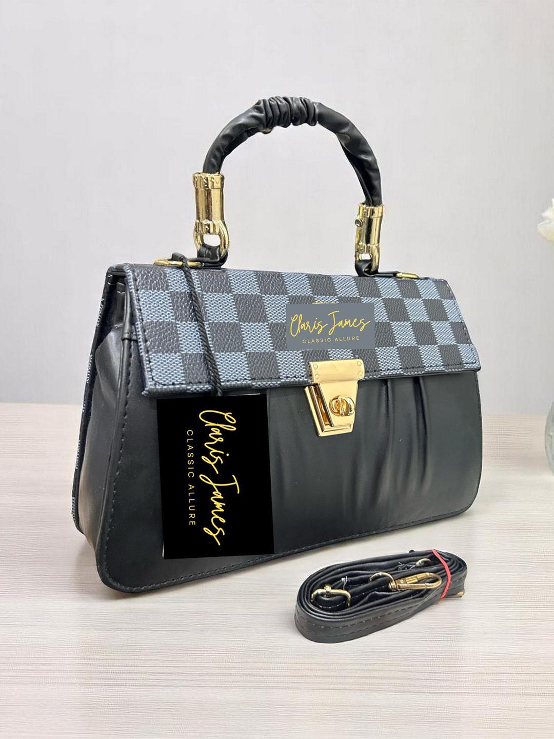 Buy CLARIS JAMES Checked PU Sling Bag -  - Accessories for Women